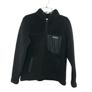 Columbia Sherpa pullover Cozy Black size medium